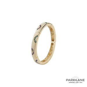 Park Lane Sugarplum Multicolored Gem Bangle Bracelet | Stretch to Fit | 2 1/4”